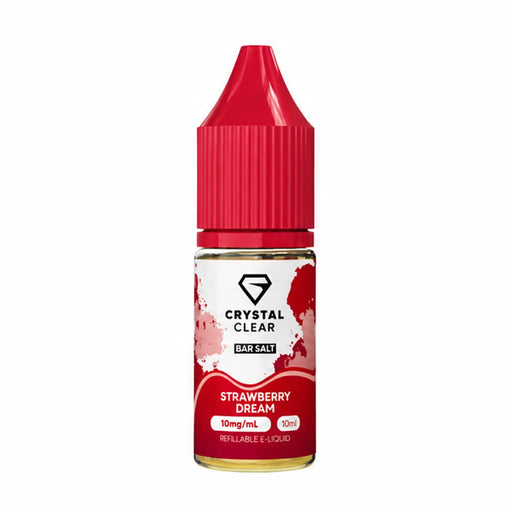 Crystal Clear Strawberry Dream Nic Salt Vape Juice 10ml