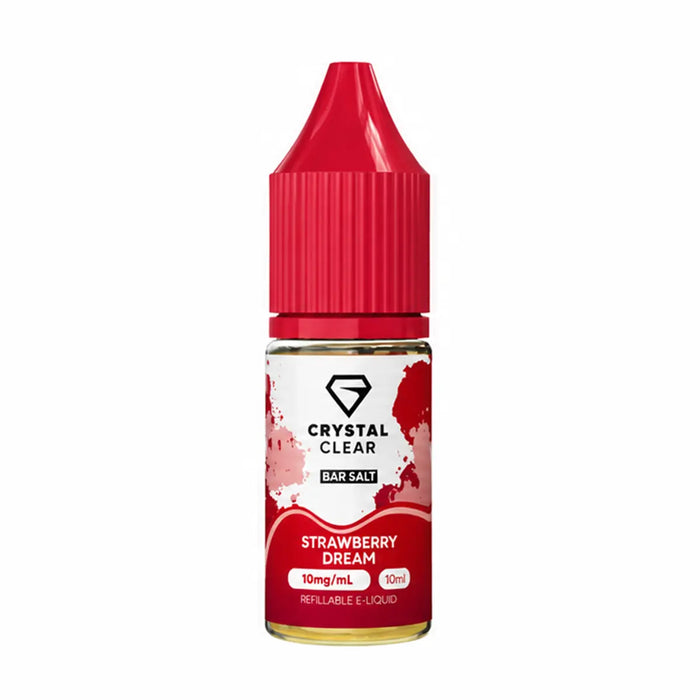 Crystal Clear Strawberry Dream Nic Salt Vape Juice 10ml
