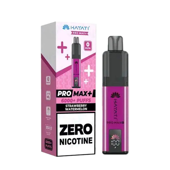 Strawberry Watermelon Hayati Pro Max Plus 6000 Zero Nicotine Pod Kit