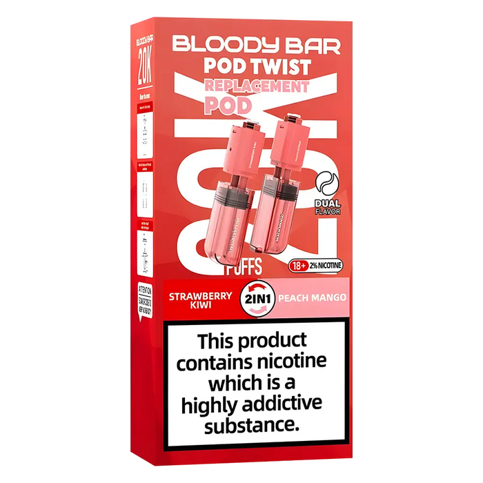 Bloody Bar Ultra Twist 20K Prefilled Pods