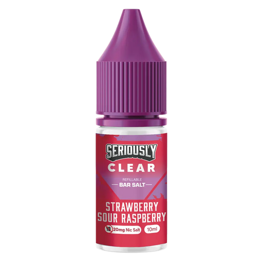 Seriously Clear Bar Salt Strawberry Sour Raspberry Nic Salt E-Liquid