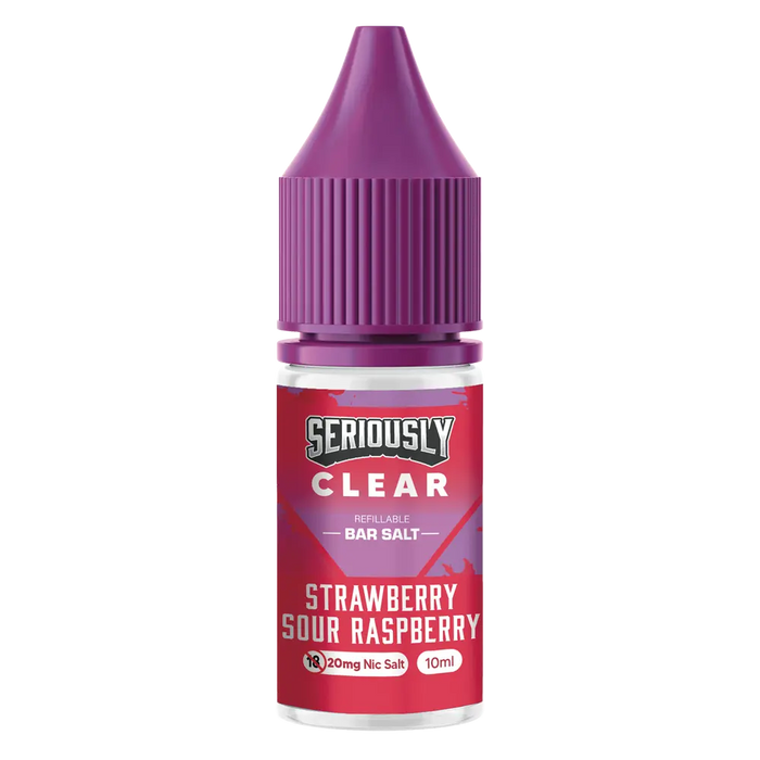 Seriously Clear Bar Salt Strawberry Sour Raspberry Nic Salt E-Liquid