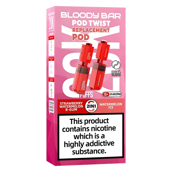 Bloody Bar Ultra Twist 20K Prefilled Pods