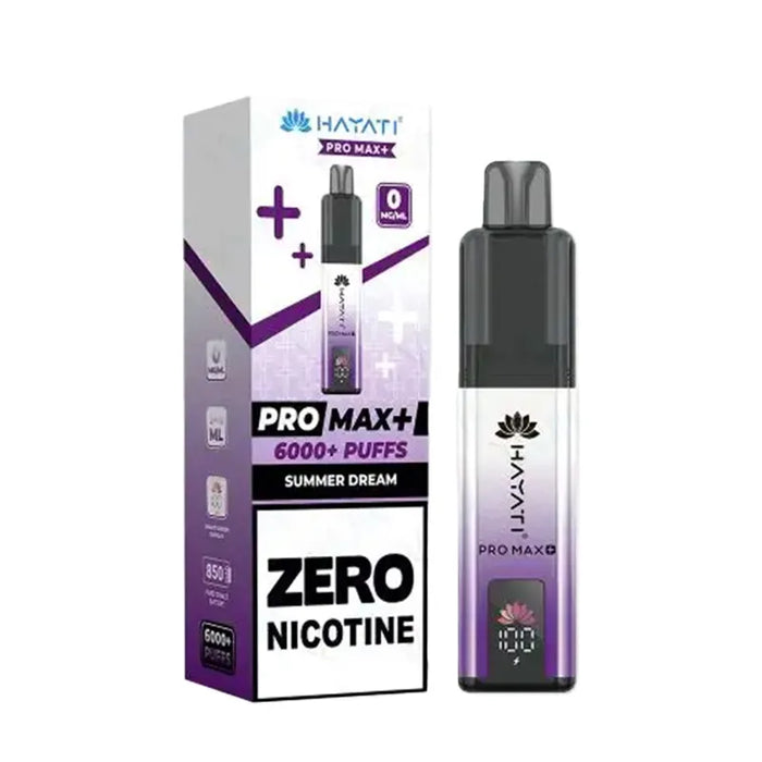 Summer Dream Hayati Pro Max Plus 6000 Zero Nicotine Pod Kit