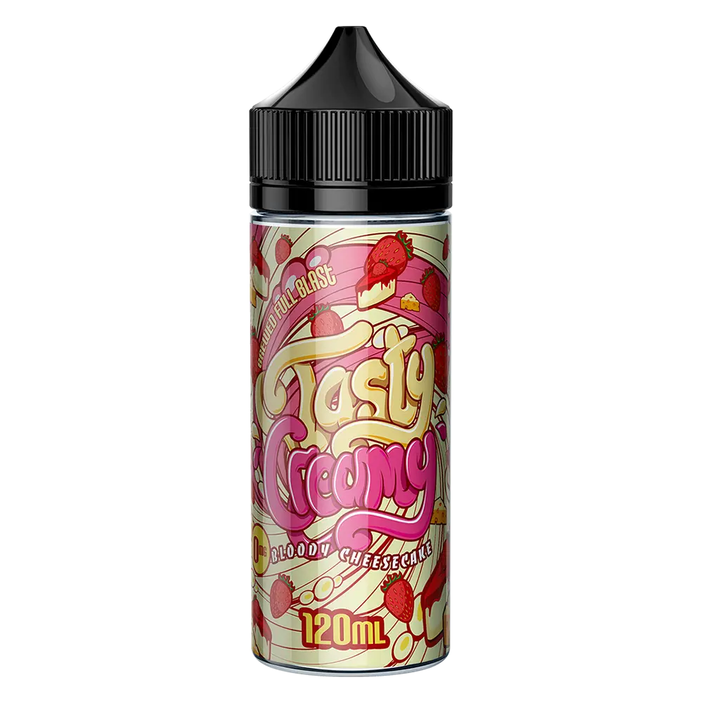 Tasty Creamy Bloody Cheesecake 100ml Shortfill e-Liquid