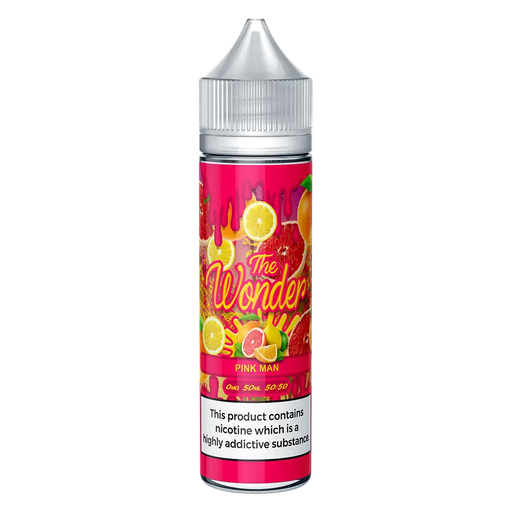 The Wonder Pink Man 50/50 Shortfill Vape Juice