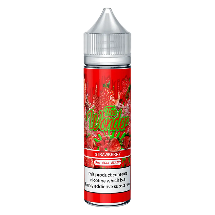 The Wonder Strawberry 50/50 Shortfill Vape Juice