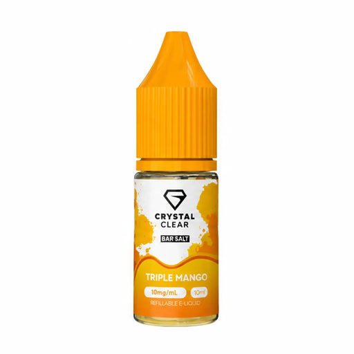 Crystal Clear Triple Mango Nic Salt Vape Juice 10ml
