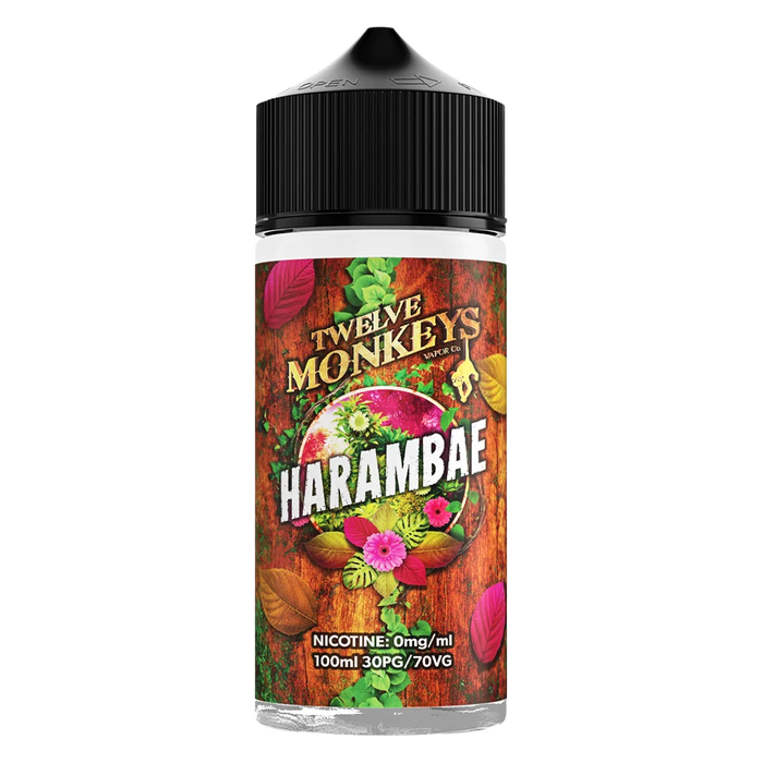 Twelve Monkeys Harambae 100ml Shortfill E-Liquid