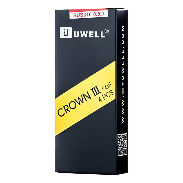 Uwell Crown 3 Coils 0.5 Ohm Uwell Crown III Replacement Coils - Vape Coil UWELL CROWN 3 COIL 0.25 OHM 80-90 W single - Radical Vape Shop Uwell Crown 3 Coils 0.5 Ohm Uwell Crown III Replacement Coils - Vape Coil UWELL CROWN 3 COIL 0.25 OHM 80-90 W single - Radical Vape Shop