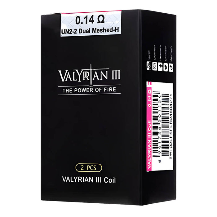 Uwell Valyrian 3 Replacement Coils 0.14 Ohm