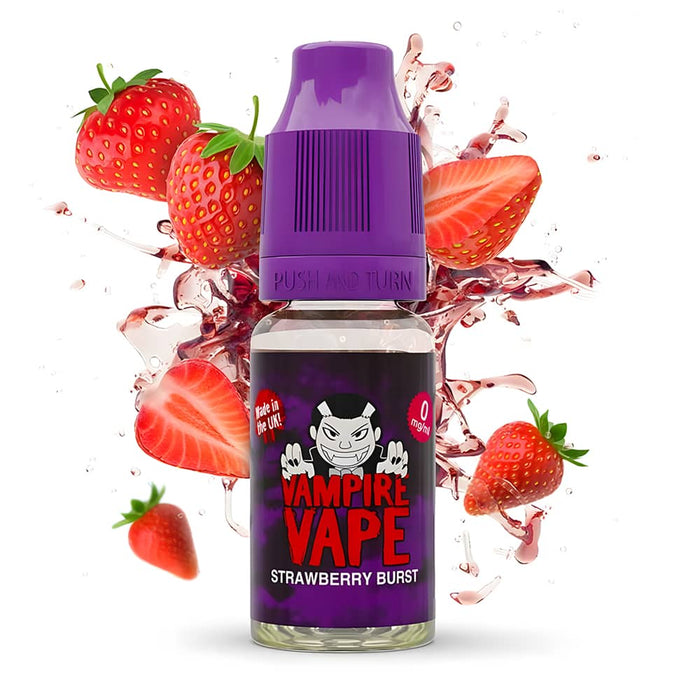 Vampire Vape Strawberry Burst Vape Juice 10ml E Liquid Vampire Vape Strawberry Burst Vape Juice 10ml E Liquid