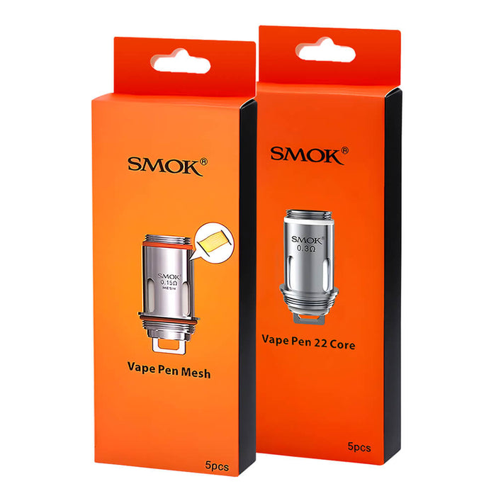 Smok Vape Pen 22 Coils 0.3 Ohms Pack of 5 Smok Vape Pen 22 Coils 0.3 Ohms Pack of 5