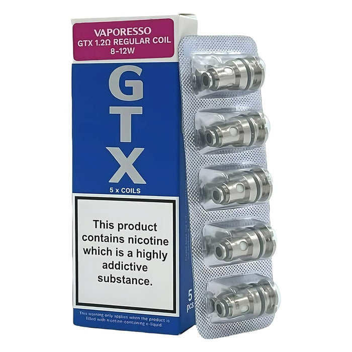 Vaporesso GTX Replacement Coils 5 Pack - 9.99 Vaporesso GTX Replacement Coils 5 Pack - 9.99