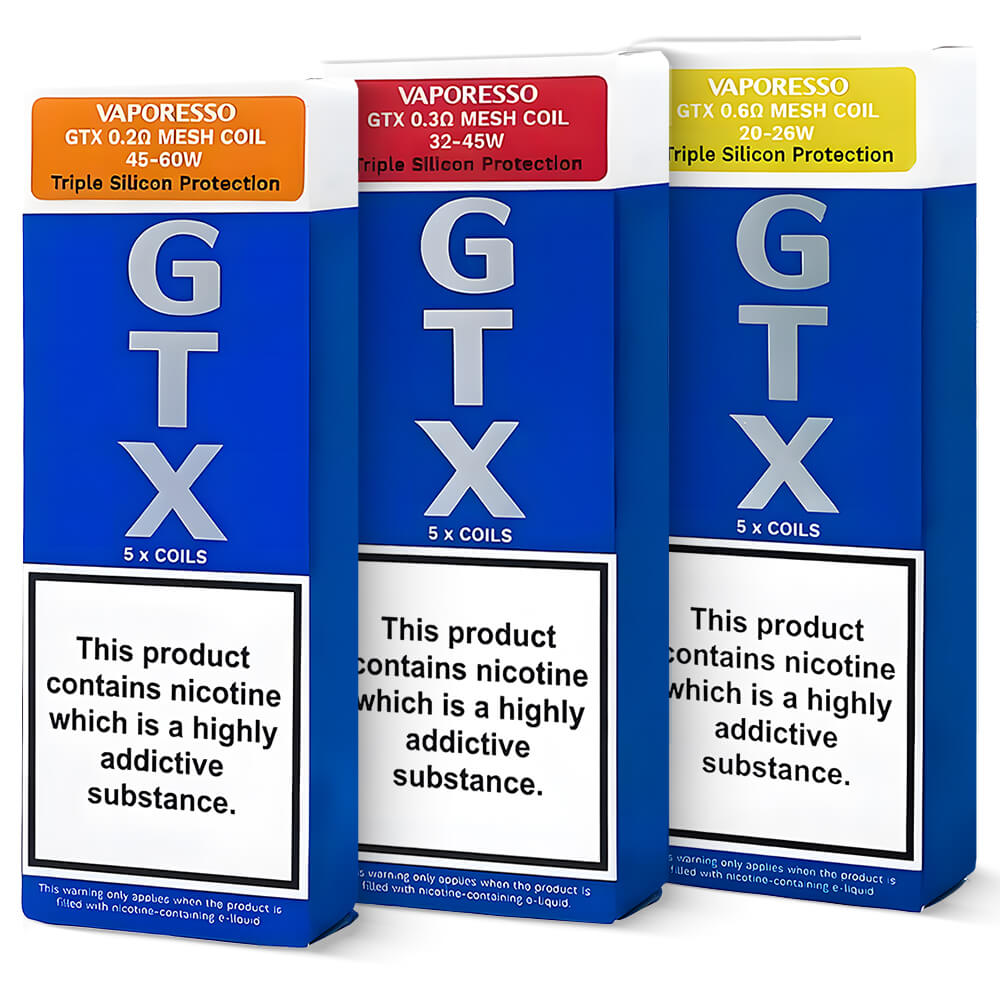 Vaporesso GTX Replacement Coils 5 Pack - 9.99