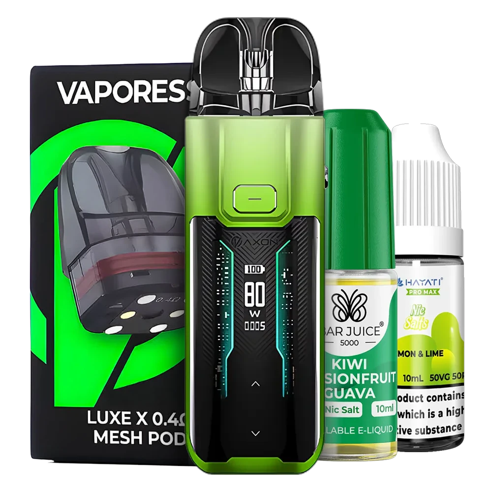 Vaporesso Luxe XR Max Vape Bundle | Luxe X Pods & E Liquid