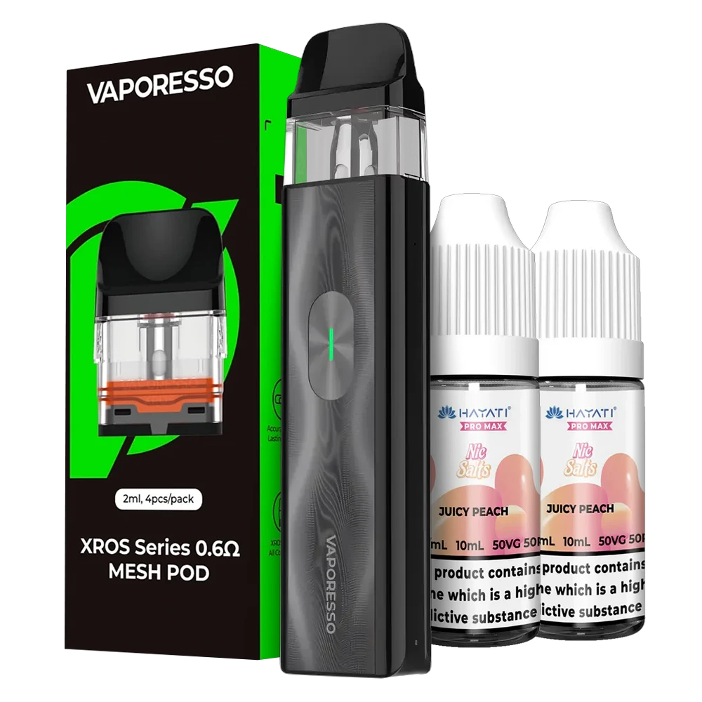 Vaporesso Xros 4 Mini Refillable Pod Kit - Free E liquid Vaporesso Xros 4 Mini Refillable Pod Kit - Free E liquid