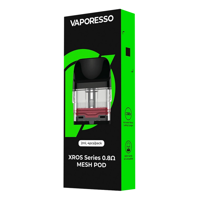 Vaporesso XROS Replacement Pods (4 Pack) Original Pods 8.99 UK Vaporesso XROS Replacement Pods (4 Pack) Original Pods 8.99 UK