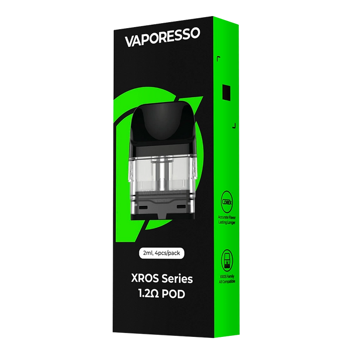 Vaporesso XROS Replacement Pods (4 Pack) Original Pods 8.99 UK Vaporesso XROS Replacement Pods (4 Pack) Original Pods 8.99 UK