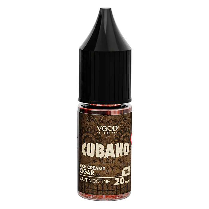 Vgod Cubano Nic Salt Vape Juice 10ml