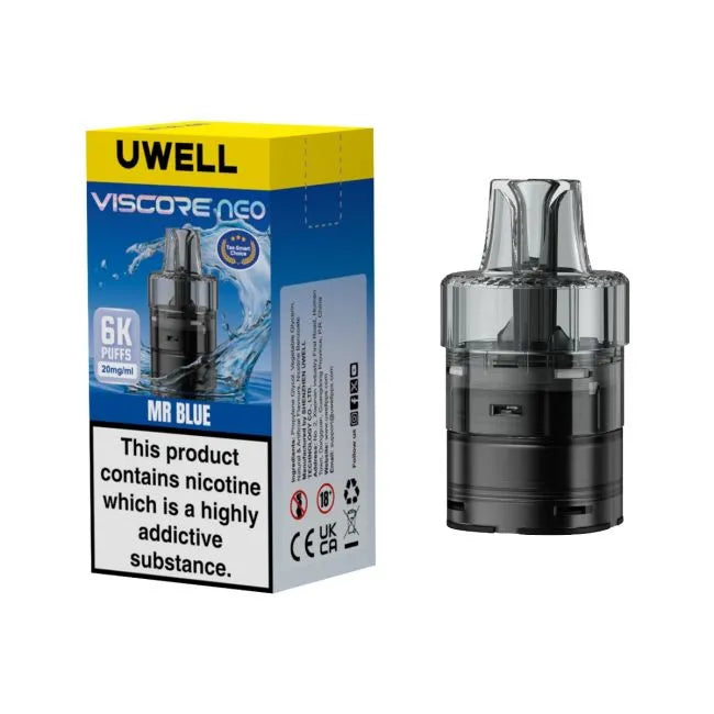 Mr Blue Uwell Viscore Neo 6K Refill Pods