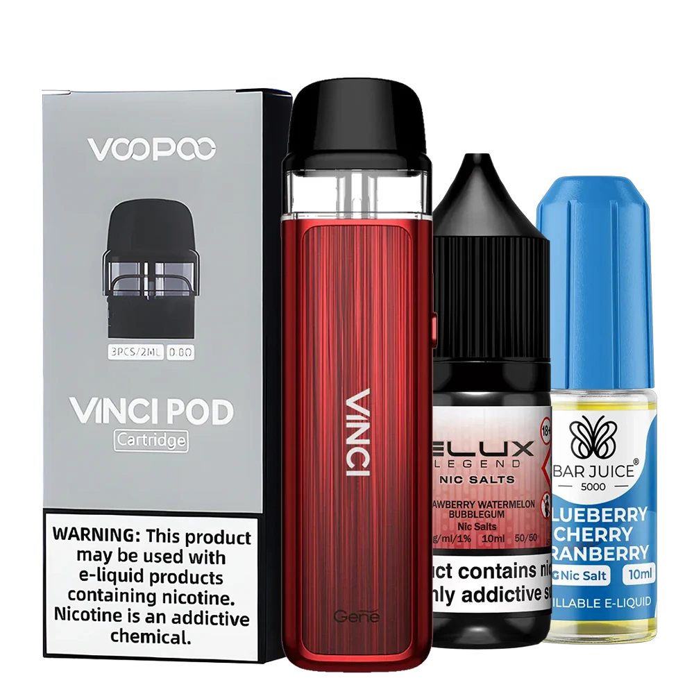 VooPoo Vinci Starter Kit - Pods & 2 Free Nic Salts VooPoo Vinci Starter Kit - Pods & 2 Free Nic Salts