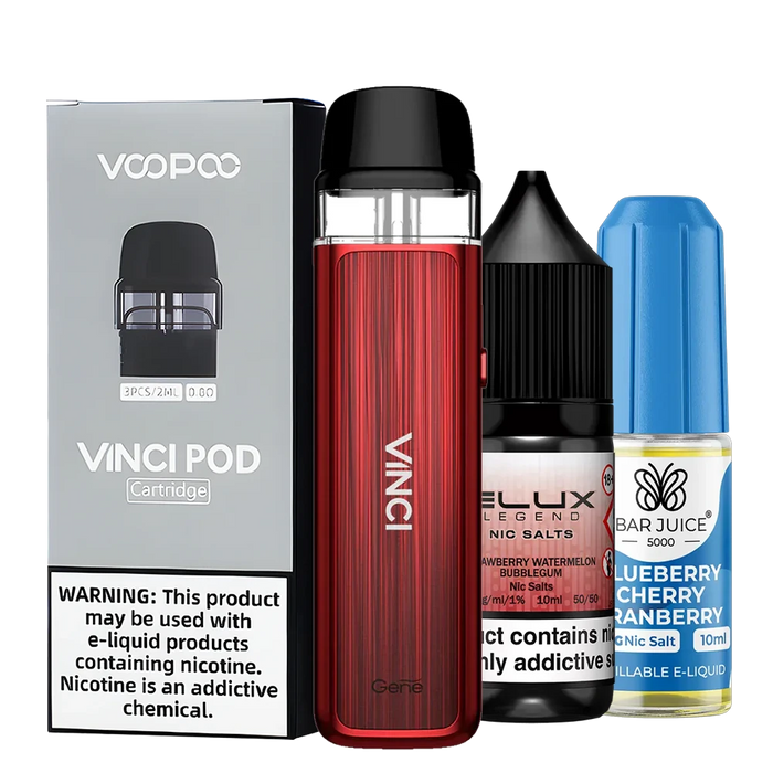 VooPoo Vinci Starter Kit - Pods & 2 Free Nic Salts VooPoo Vinci Starter Kit - Pods & 2 Free Nic Salts