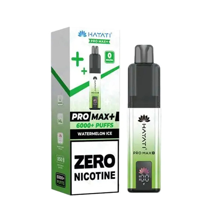 Watermelon Ice Hayati Pro Max Plus 6000 Zero Nicotine Pod Kit