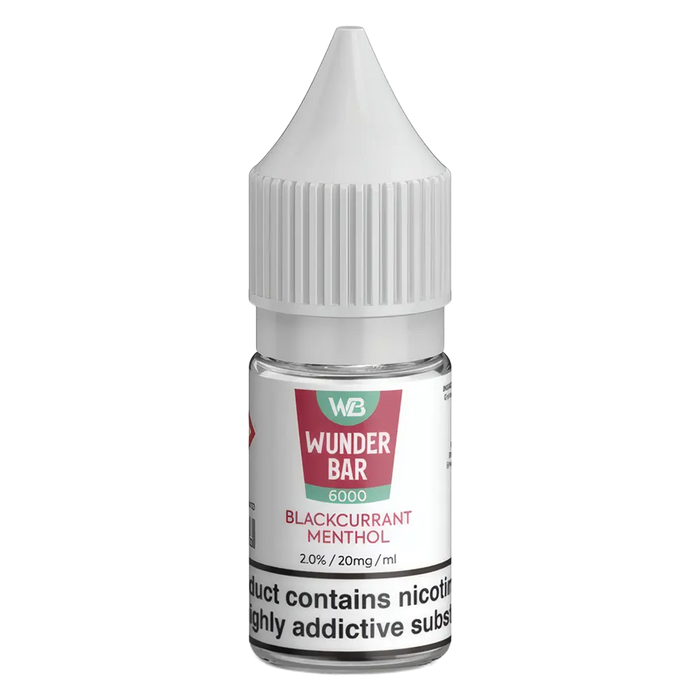 Wunderbar 6000 Blackcurrant Menthol Nic Salt