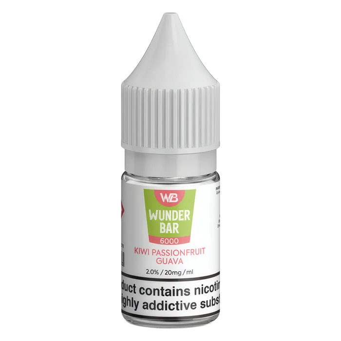 Wunderbar 6000 Kiwi Passionfruit Guava Nic Salt