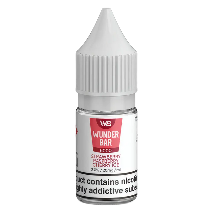 Wunderbar 6000 Strawberry Raspberry Cherry Ice Nic Salt