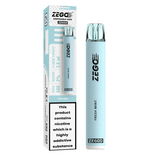 Zego 600 Fresh Mint Disposable Vape Pens