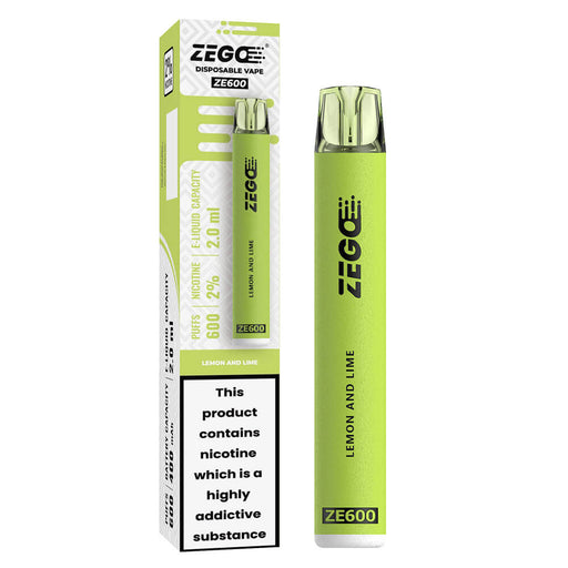 Zego 600 Lemon and Lime Disposable Vape Pens