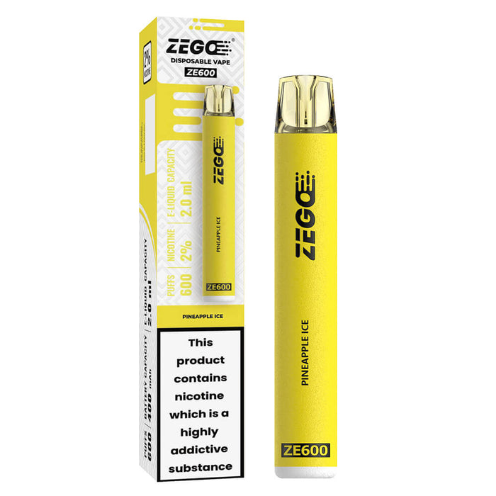 Zego 600 Pineapple Ice Disposable Vape Pens