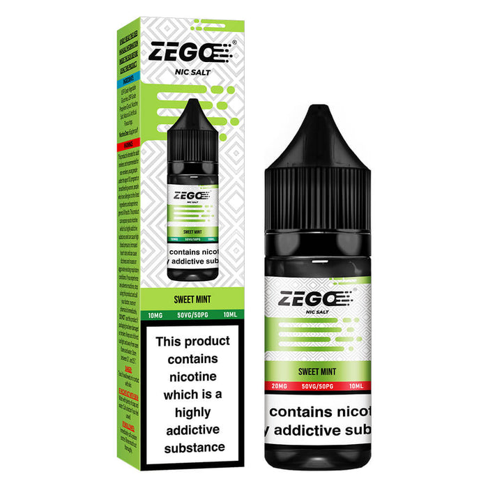 Zego Sweet Mint Nic Salt E-Liquid | 5 for 11 Zego Sweet Mint Nic Salt E-Liquid | 5 for 11