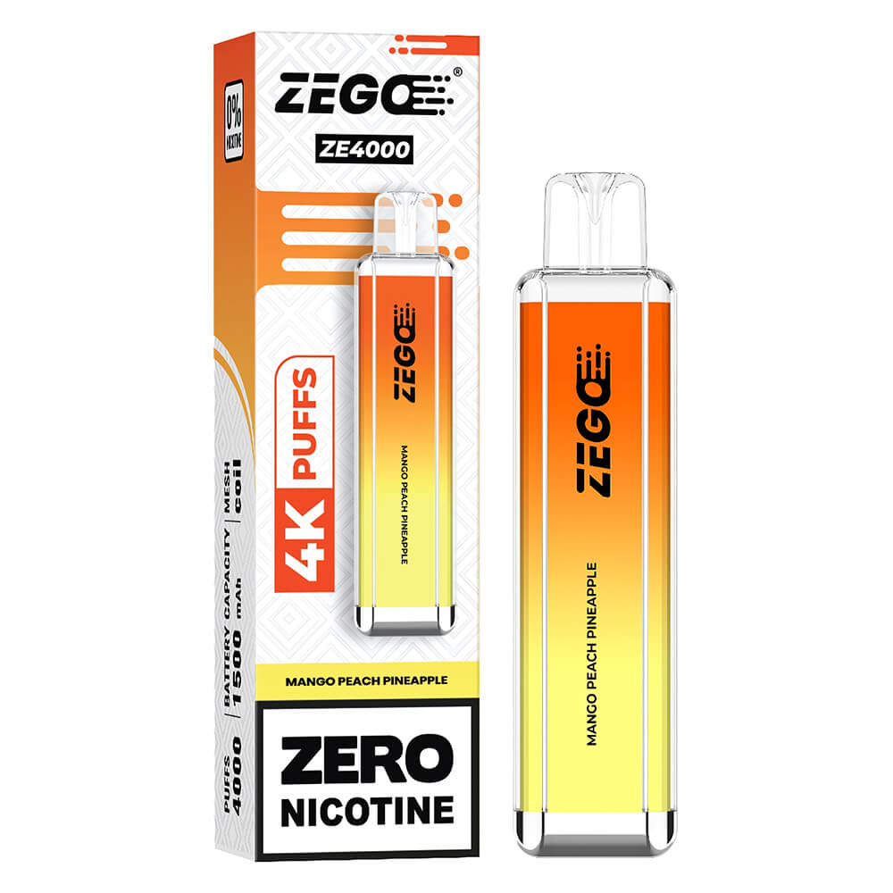 Zego ZE4000 Mango Peach Pineapple Disposable Device