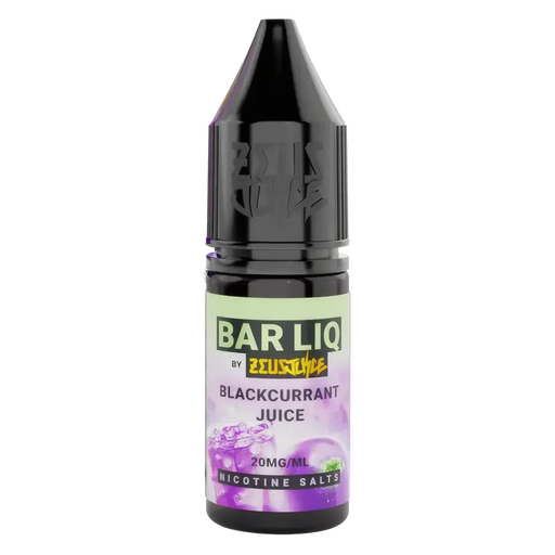 Zeus Juice Bar Liq Blackcurrant Juice Nic Salt