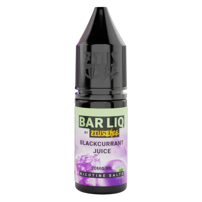 Zeus Juice Bar Liq Blackcurrant Juice Nic Salt