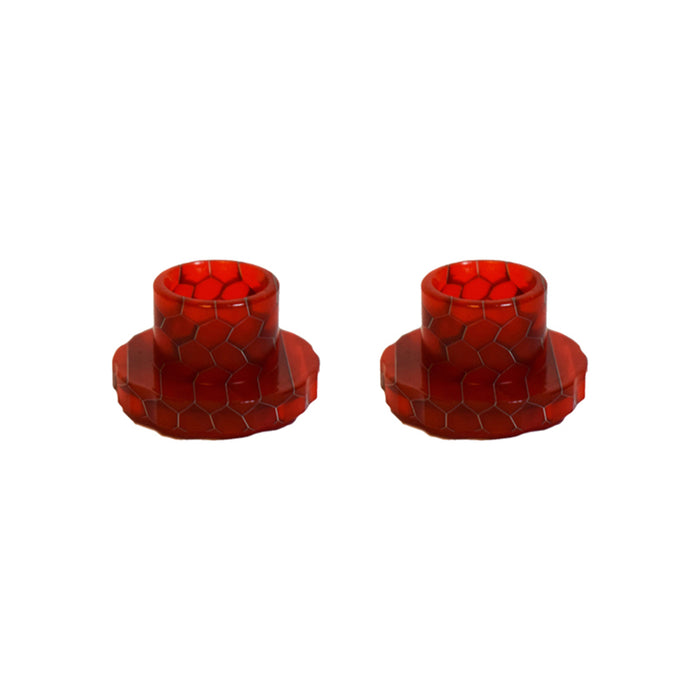 Cleito 120 Drip Tips Pack of 2 Red Snake Skin