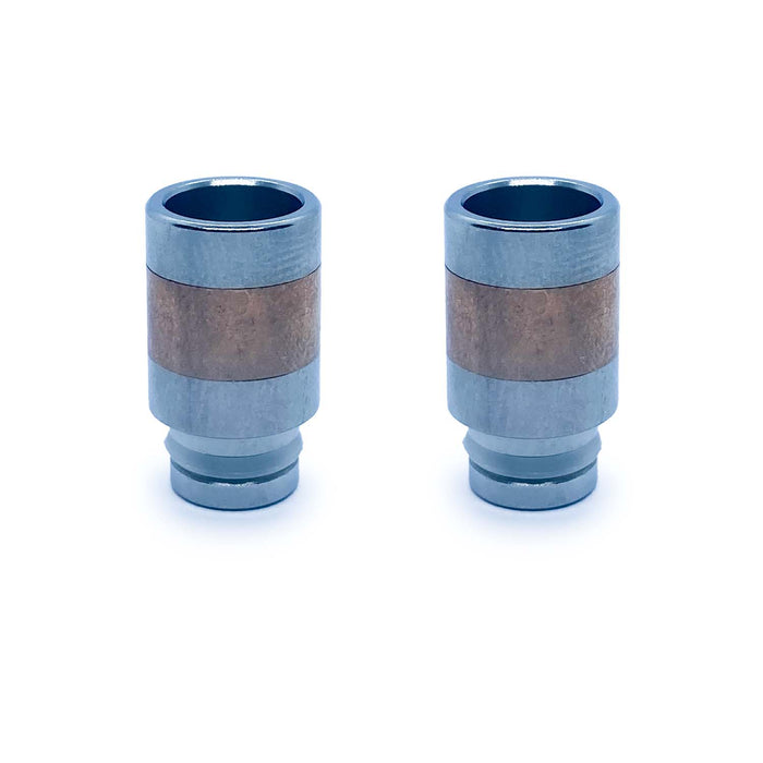 510 Drip Tips Pack of 2 Stainless Steel Copper Small