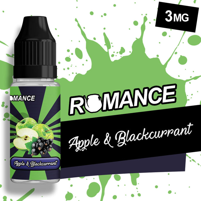 Romance Apple & Blackcurrant 10ml e-liquid 50/50 Vg/Pg