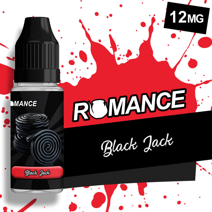 Romance Black Jack 10ml e-liquid 50/50 Vg/Pg