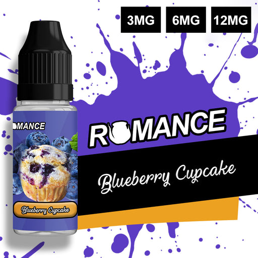 Romance Blueberry Cupcake 10ml e-liquid 50/50 Vg/Pg