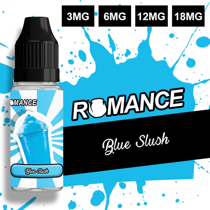 Romance Blue Slush 10ml vape juice 50/50 Vg/Pg