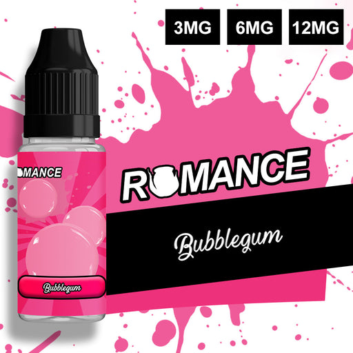 Romance Bubblegum 10ml e-liquid 50/50 Vg/Pg