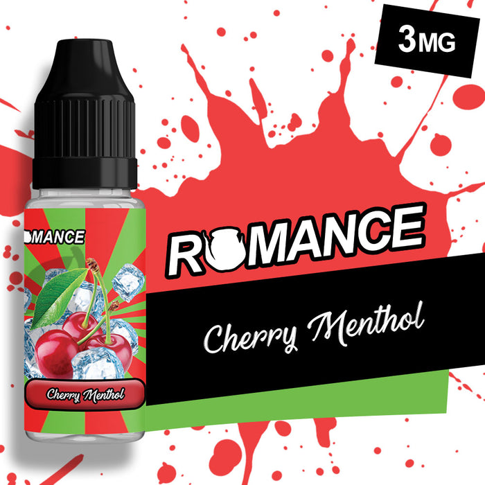 Romance Cherry Menthol 10ml e-liquid 50/50 Vg/Pg