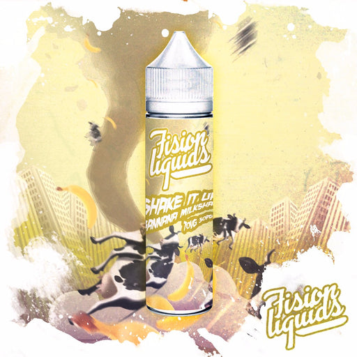 Fision Liquids Banana Milkshake 0 nicotine e-Liquid 70/30 VG/PG 50ml
