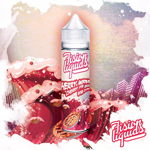 Fision Liquids Cherry Pie 0 nicotine e-Liquid 70/30 VG/PG 50ml