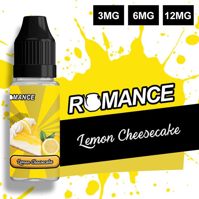 Romance Lemon Cheesecake 10ml e-liquid 50/50 Vg/Pg