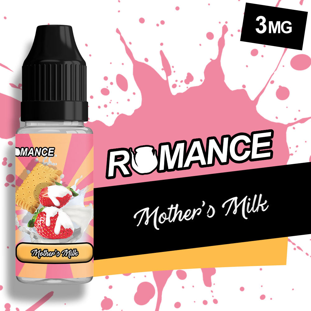 mother's milk vape juice Romance Mothers 50/50 10ml Variants:Kiwi Passionfruit Guava No Nic Geek Bar All Products